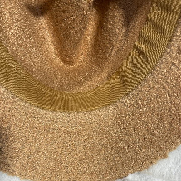 Adora Cozy Tan Fedora Hat - Picture 5 of 6